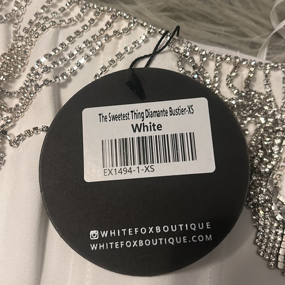 White Fox boutique  The Sweetest Thing Diamante Bustier - Picture 3 of 3